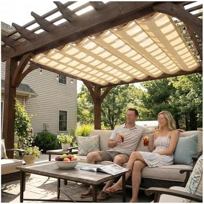 ☀️ Adjustable Retractable Awning – Outdoor Shade Shelter System