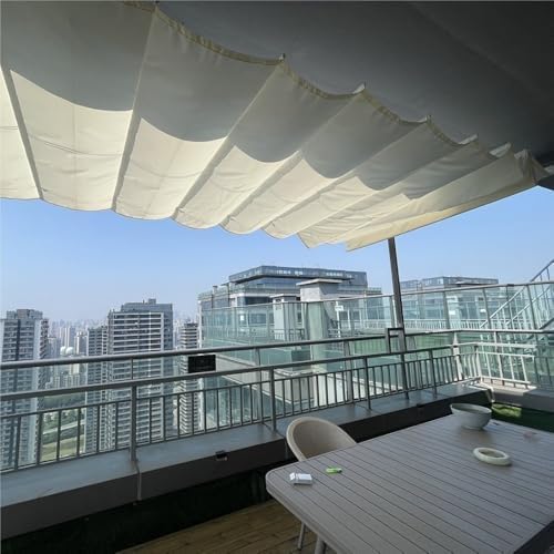 ☀️ Adjustable Retractable Awning – Outdoor Shade Shelter System
