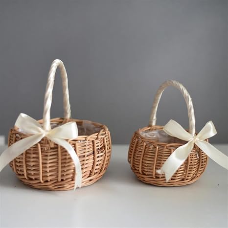 🧺 Handwoven Picnic Storage Basket – Decorative Carry Tote 🌿✨