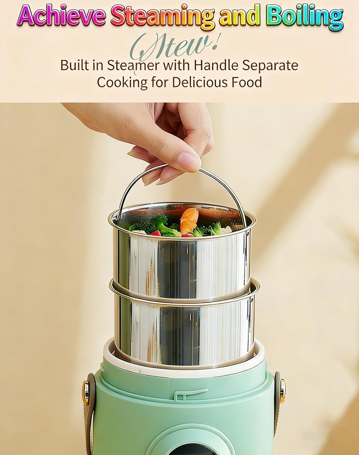 Portable Electric Pot 🍲✨ | Mini Cooking Pan