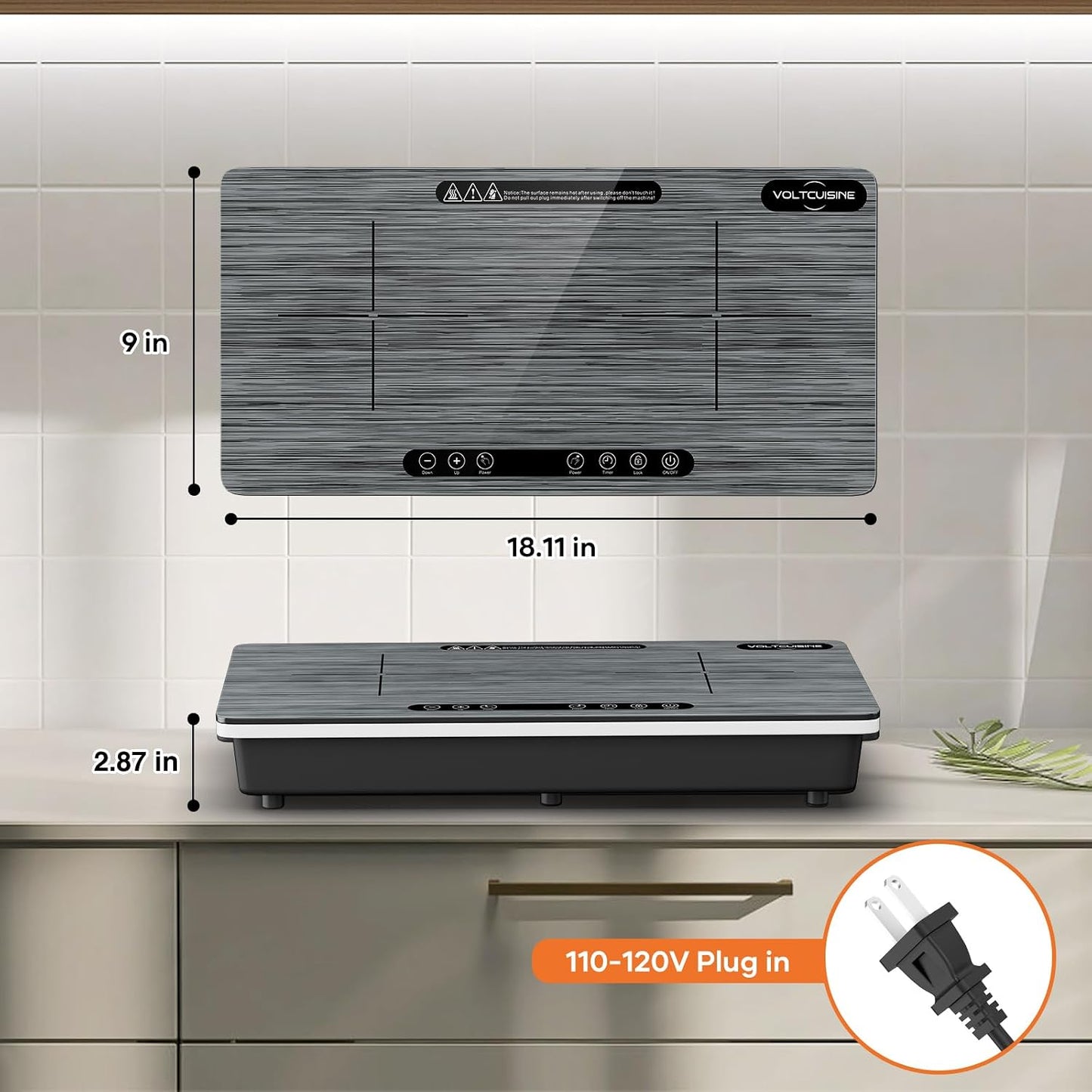 Portable Induction Cooker 🔥✨ | Smart Heating Plate