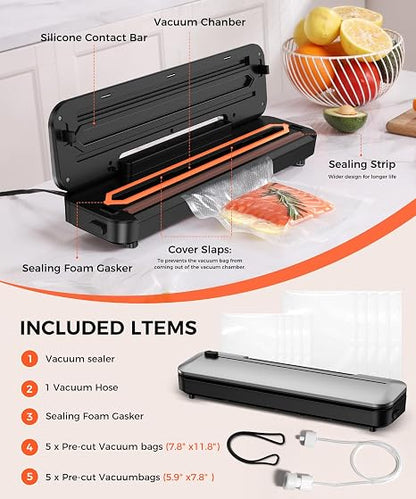 Vacuum Storage Sealer 🧳✨ | Automatic Air Pump System
