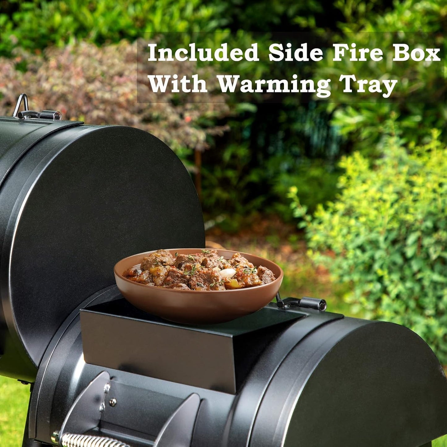 🔥 Outdoor Fire Pit Grill – Heavy Duty Steel Charcoal Bowl