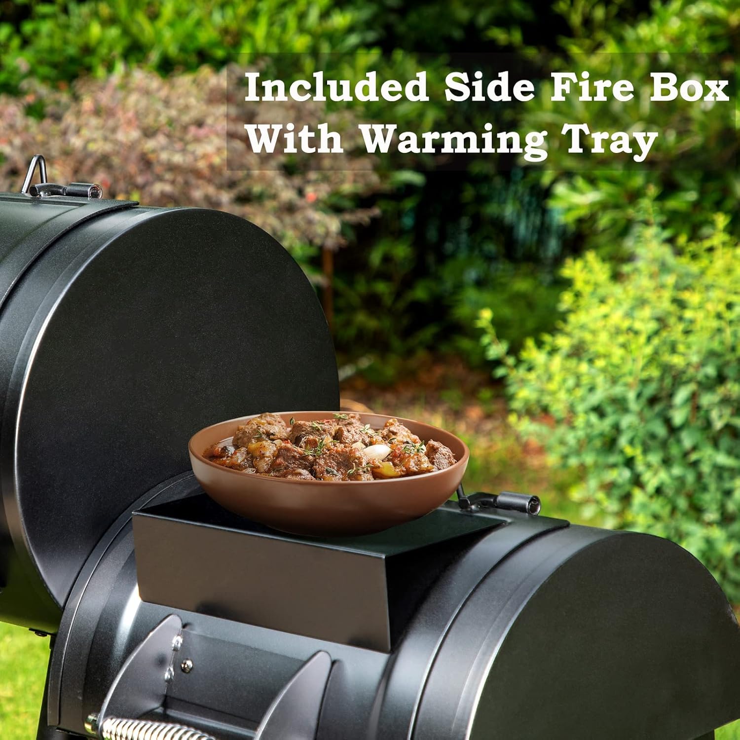 🔥 Outdoor Fire Pit Grill – Heavy Duty Steel Charcoal Bowl