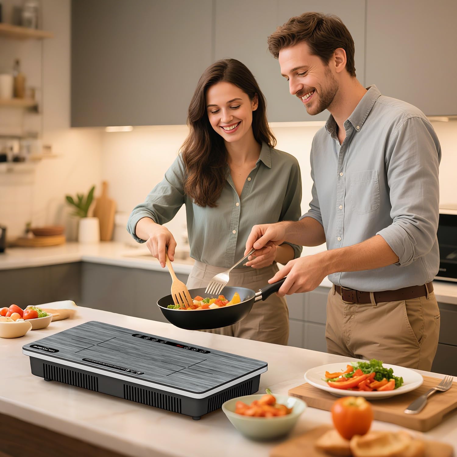 Portable Induction Cooker 🔥✨ | Smart Heating Plate