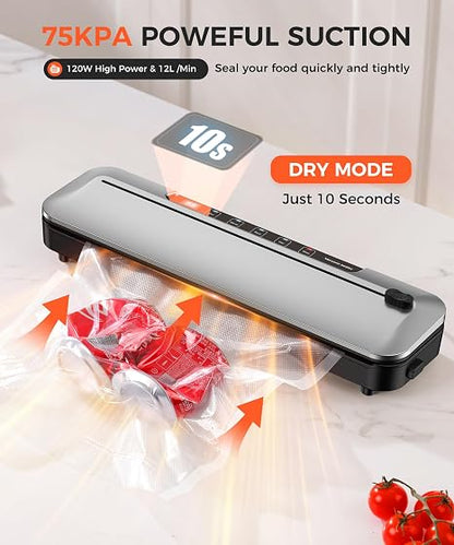 Vacuum Storage Sealer 🧳✨ | Automatic Air Pump System