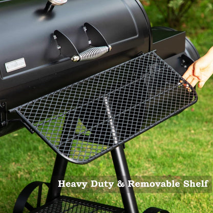 🔥 Outdoor Fire Pit Grill – Heavy Duty Steel Charcoal Bowl