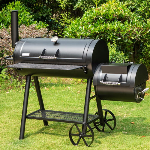 🔥 Outdoor Fire Pit Grill – Heavy Duty Steel Charcoal Bowl